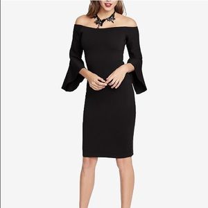 Rachel Roy Bell Sleeve Dress off the shoulder